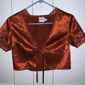 Princess Polly Vintage Tie Top